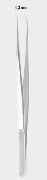 Мікропінцет ВАЙС (VISE), 0,3 мм (mm), 13 см (cm). Бренд: Zepf (Зепф).